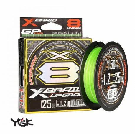 YGK G-Soul X8 Upgrade Lime Green Braid 150m / 200m Spools 